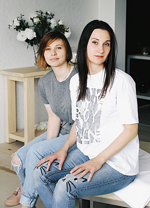 Ольга Бедина и Ксения Измайлова